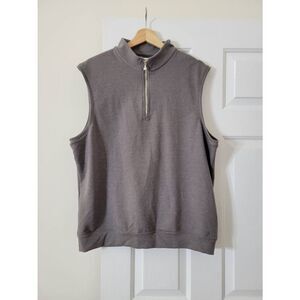 holderness and bourne Grey Sleeveless Sweater Vest XL